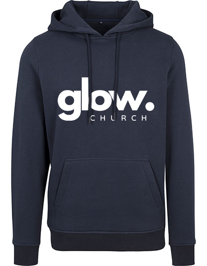 Hoodie Glow Church Druck nur auf dem Rücken