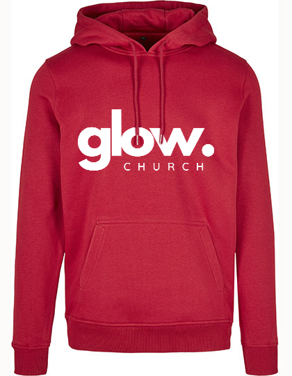 Kids Hoodie Glow Church Druck nur auf dem Rücken