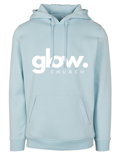 Kids Hoodie Glow Church Druck nur auf dem Rücken